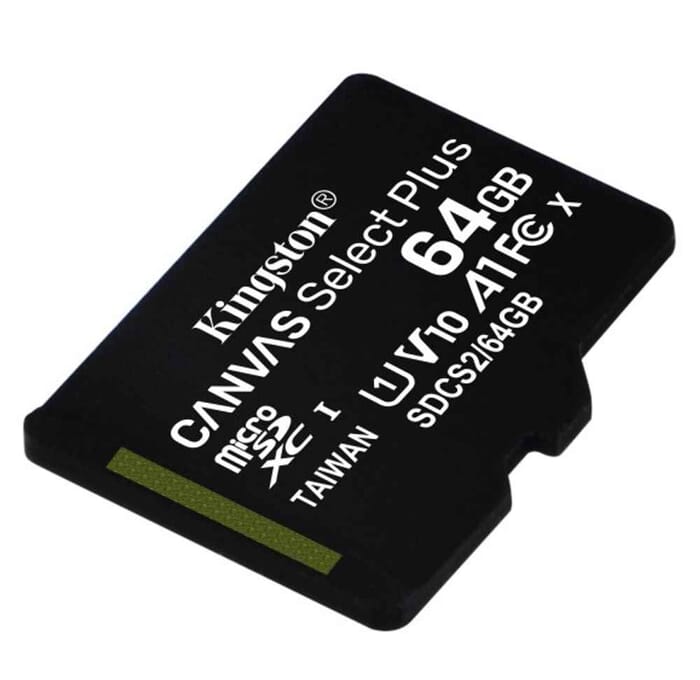 MicroSDXC 64GB Kingston Canvas Select Plus C10 UHS-I 85MB/s