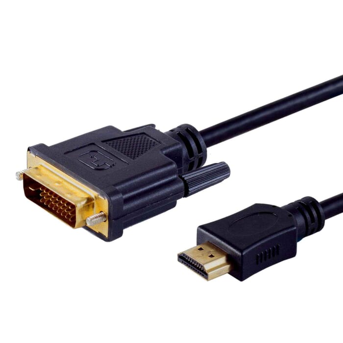 Anschlusskabel HDMI Stecker auf DVI-D 24+1 Stecker 1m 1,5m 2m 3m