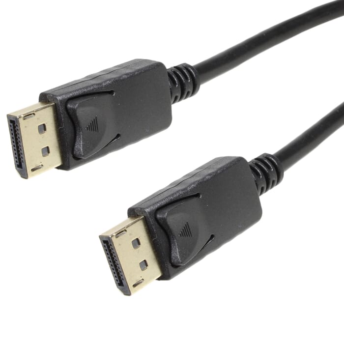 DisplayPort Kabel 2 x Stecker schwarz Ultra HD 4K 1.2 schwarz 20 pin