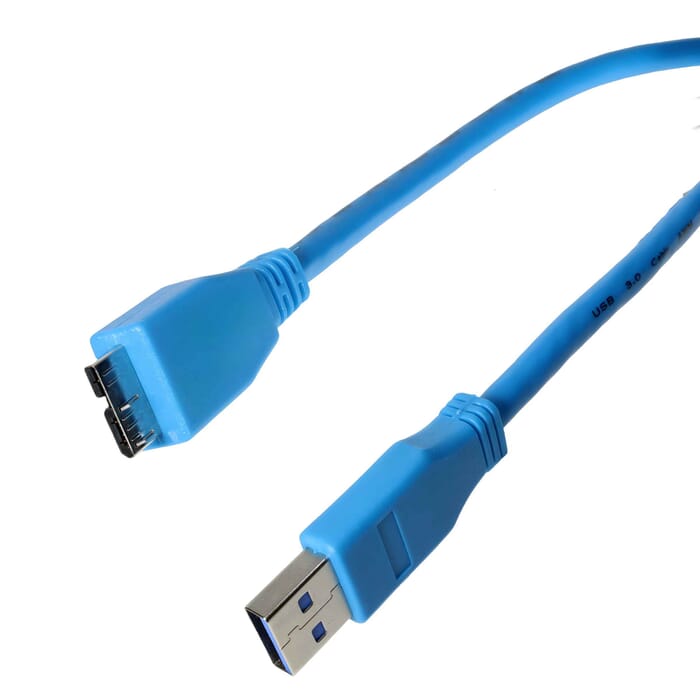 Micro USB Kabel USB 3.0 Blau Stecker A / Stecker B