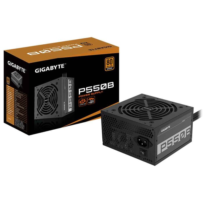 Netzteil Gigabyte P550B 550W 20+4 pin ATX Schwarz