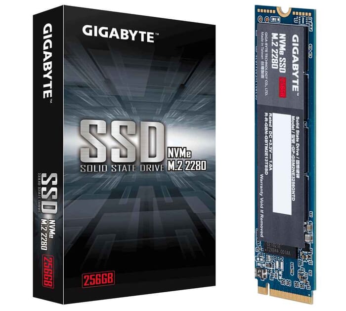 SSD Gigabyte GP-GSM2NE3256GNTD M.2 intern 256GB PCIe 3.0 NVMe