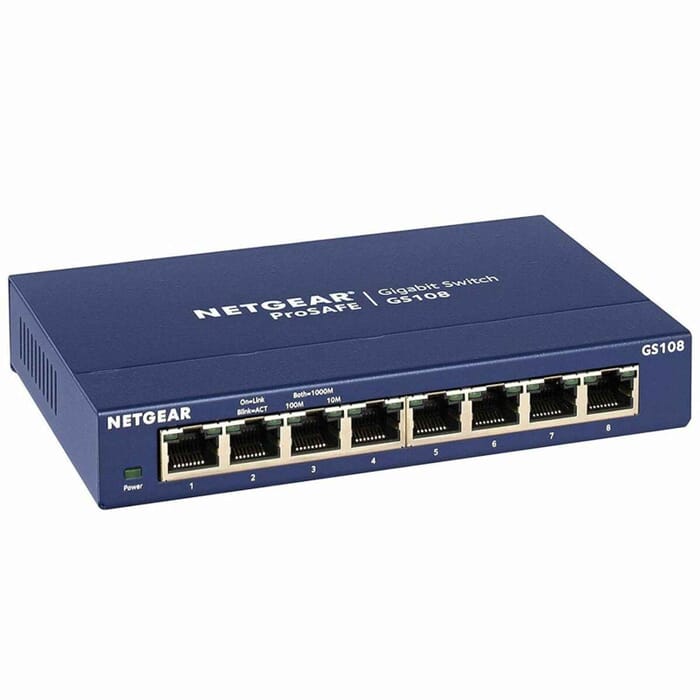 Netgear ProSafe 8-Port Gigabit Desktop Switch Unmanaged