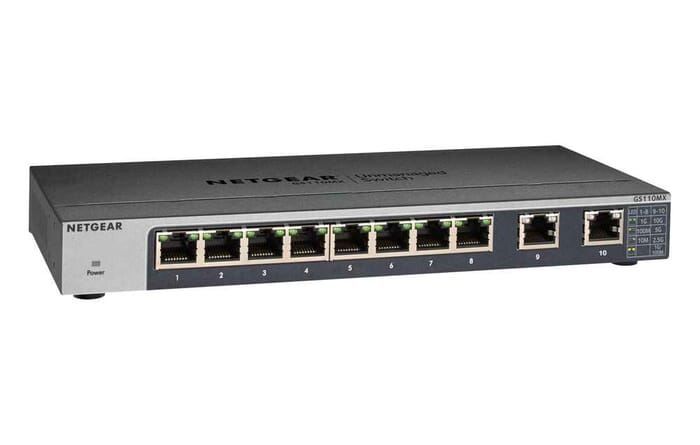 Netgear GS110MX Unmanaged 10G Ethernet Schwarz