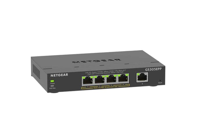 Netgear GS305EPP Managed L2/L3 Gigabit Ethernet PoE