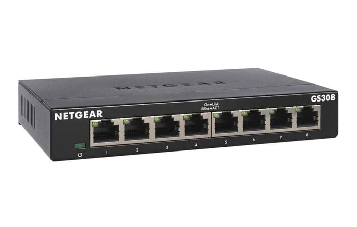 Netgear GS308-300PES Unmanaged L2 Gigabit Ethernet