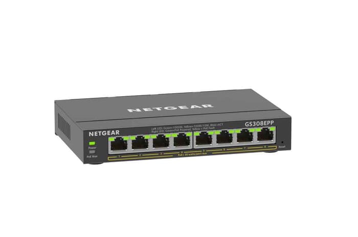 Netgear GS308EPP Managed L2/L3 Gigabit Ethernet PoE