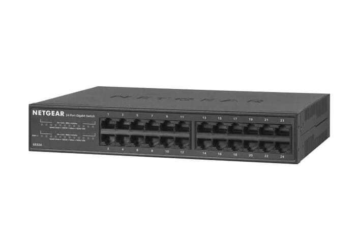 Netgear GS324 Unmanaged Gigabit Ethernet PoE Schwarz