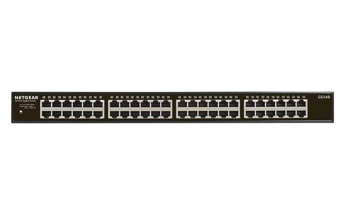 Netgear GS348 Unmanaged Gigabit Ethernet 1U Schwarz