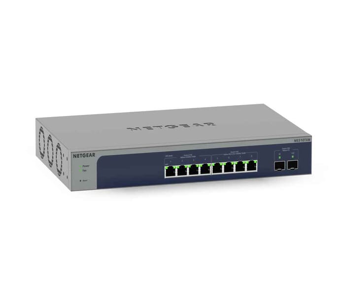 Netgear MS510TXM Managed L2/L3/L4 10G Ethernet Grau, Blau