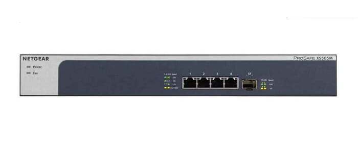 Netgear XS505M Unmanaged 10G Ethernet Grau Silber