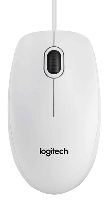 Maus Logitech B100 Maus Beidhändig USB Typ-A Optisch 800 DPI