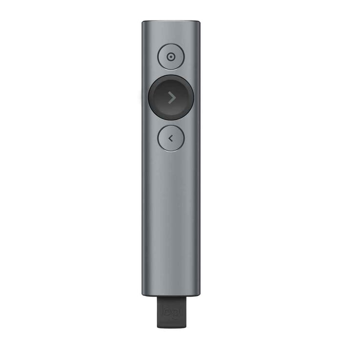 Logitech Spotlight Funk-Presenter Bluetooth/RF Grau