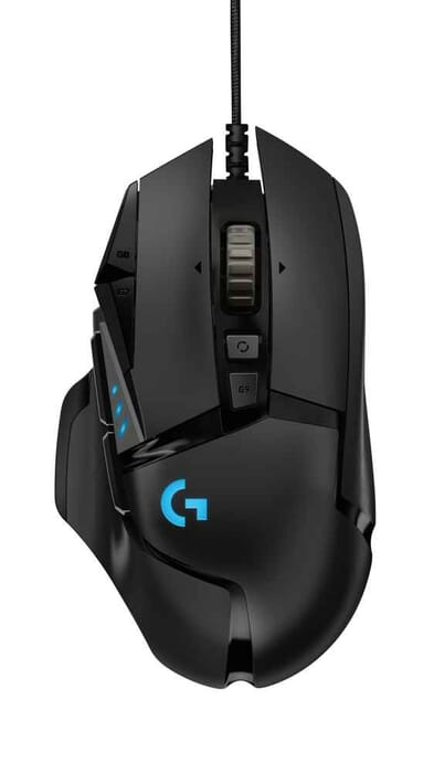 Maus Logitech G502 Hero rechts USB Typ-A 16000 DPI