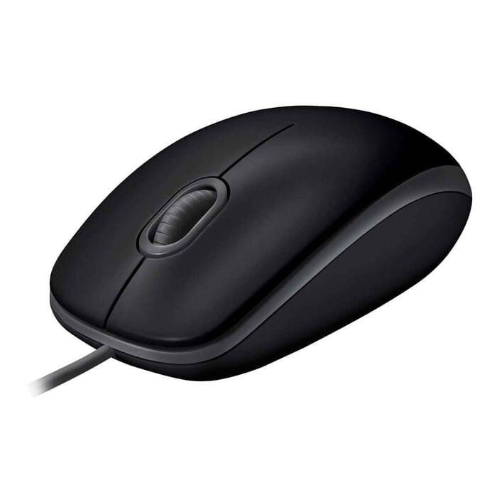 Maus Logitech B110 Beidhändig USB Typ-A Optisch 1000 DPI