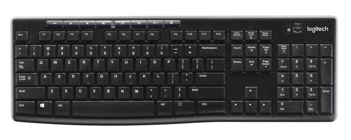 Logitech K270 Tastatur RF Wireless QWERTZ Deutsch Schwarz