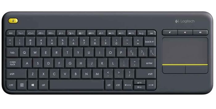 Logitech K400 Plus Tastatur Wireless Deutsch Schwarz