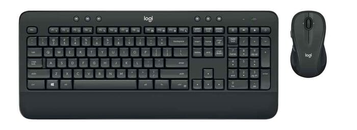 Logitech Advanced Wireless Combo Tastatur Wireless Deutsch