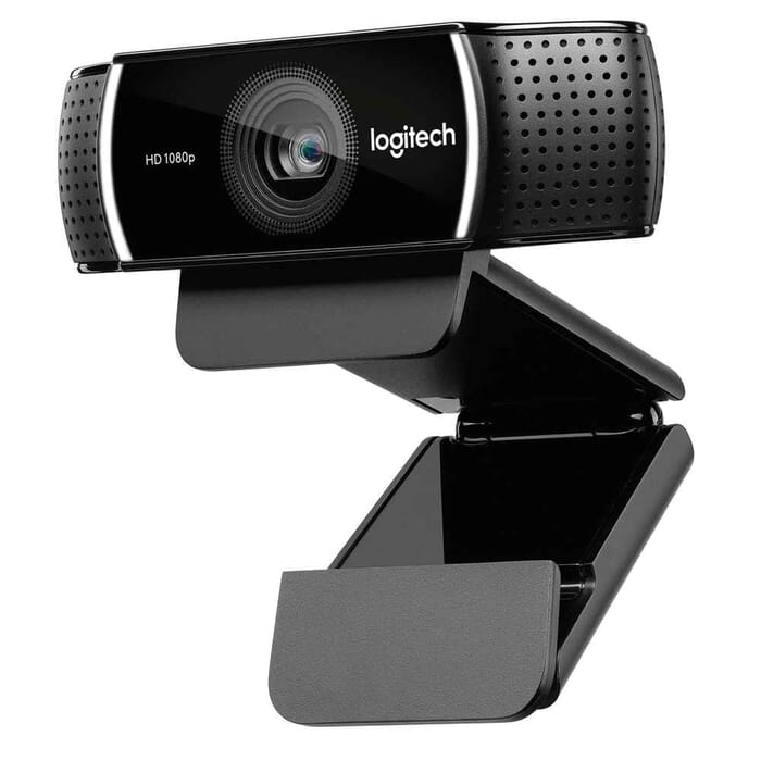 Logitech C922 Webcam 1920 x 1080 Pixel USB Schwarz