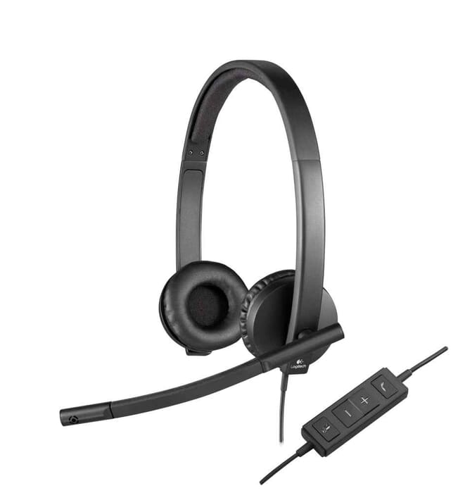 Logitech H570e Headset Kopfhörer Kopfband Schwarz Binaural