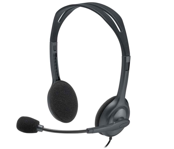 Logitech H111 Kopfhörer Kopfband 3,5-mm-Anschluss Grau