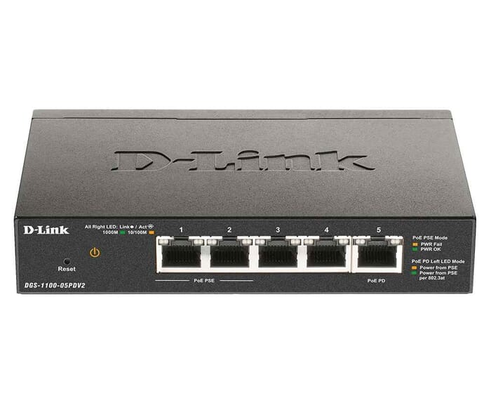 D-Link DGS-1100-05PDV2 Managed Gigabit Ethernet PoE