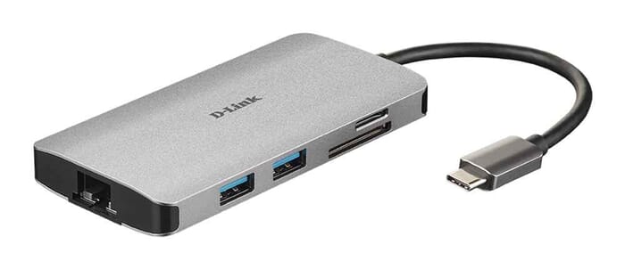 D-Link DUB-M810 Notebook-Dockingstation & Portreplikator Thunderbolt 3 Silber