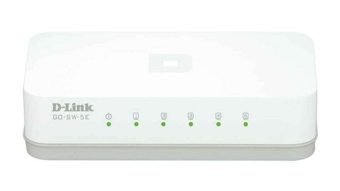 D-Link GO-SW-5E/E Switch Unmanaged Fast Ethernet (10/100) Weiß