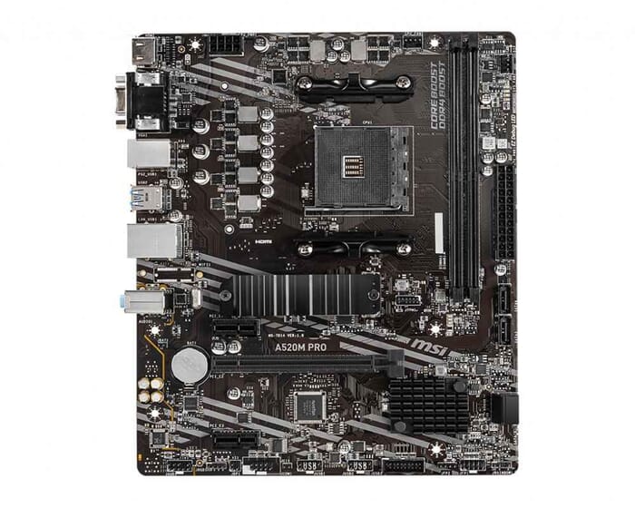 Mainboard MSI A520M PRO Mainboard AMD A520 AM4 µATX