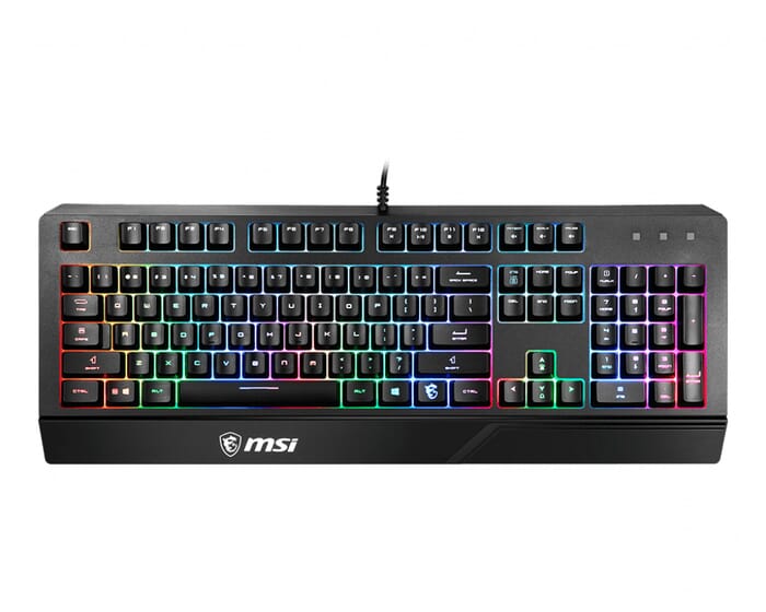 MSI VIGOR GK20 Tastatur USB QWERTZ Deutsch Schwarz