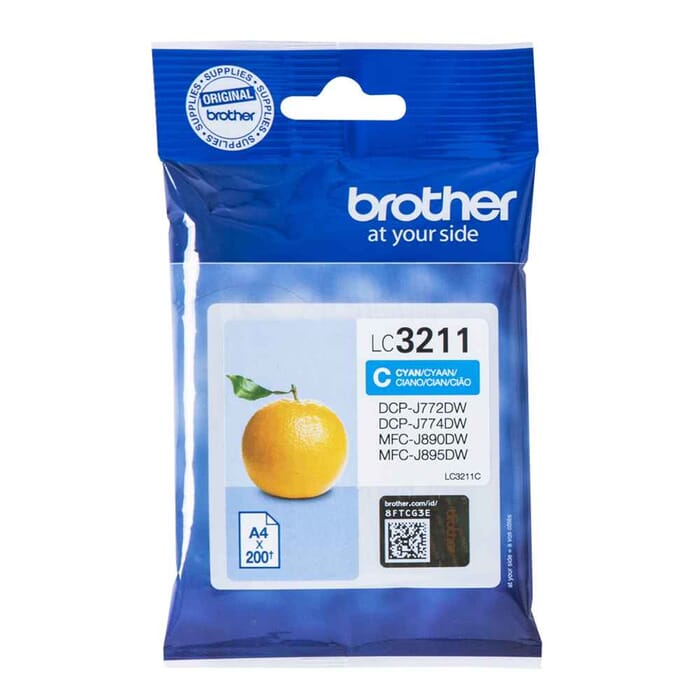 Brother LC-3211C Druckerpatrone Original Cyan