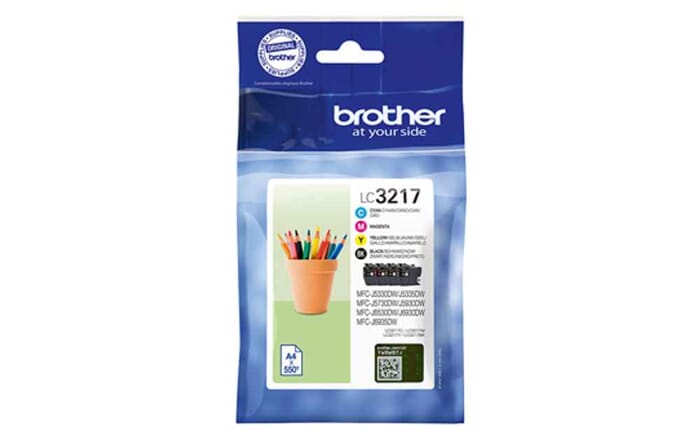 Brother LC-3217 Original Schwarz, Cyan, Magenta, Gelb