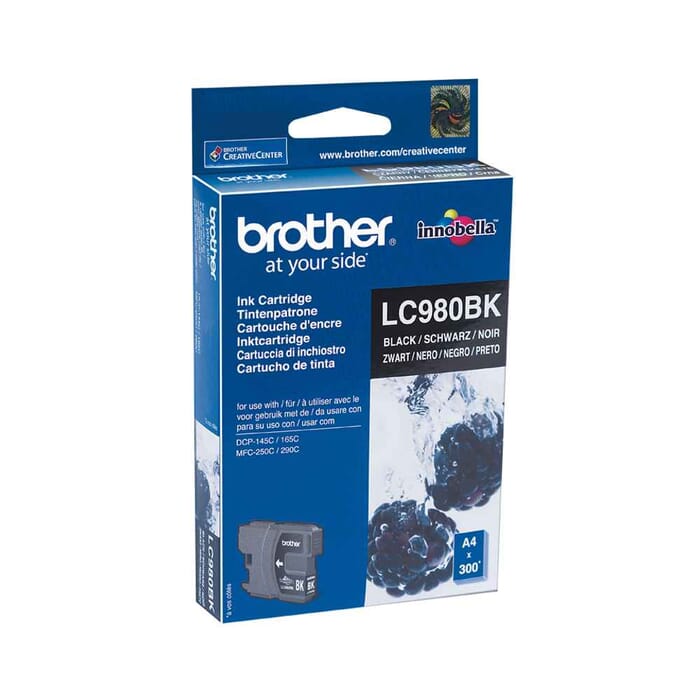 Brother LC-980BK Druckerpatrone 1 Stück(e) Original Schwarz