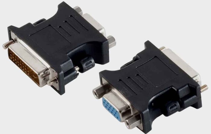 Adapter DVI-D-Stecker 24+1 Dual-Link VGA-Buchse