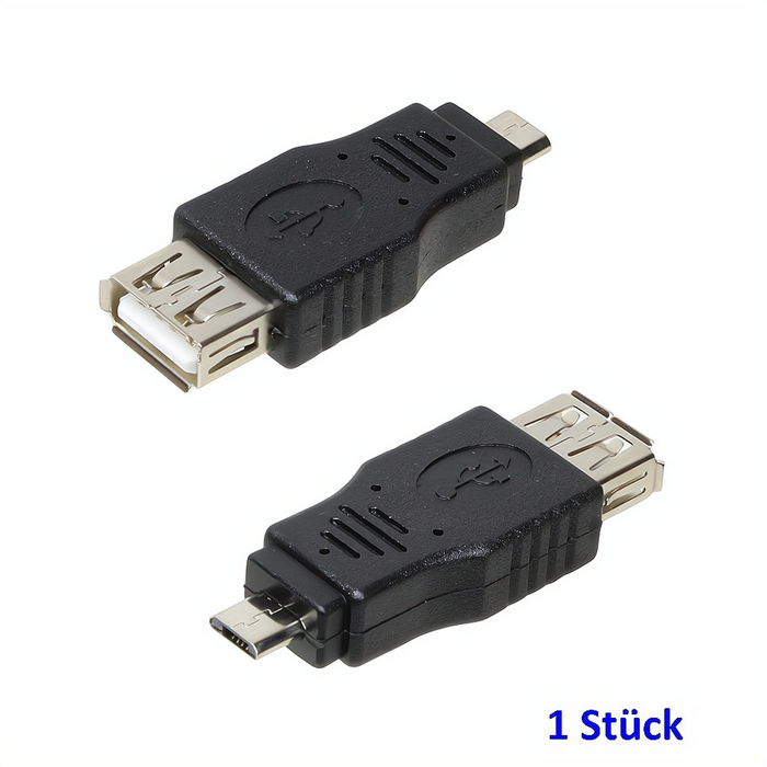 USB-OTG Micro-B Stecker auf A-Buchse 2.0