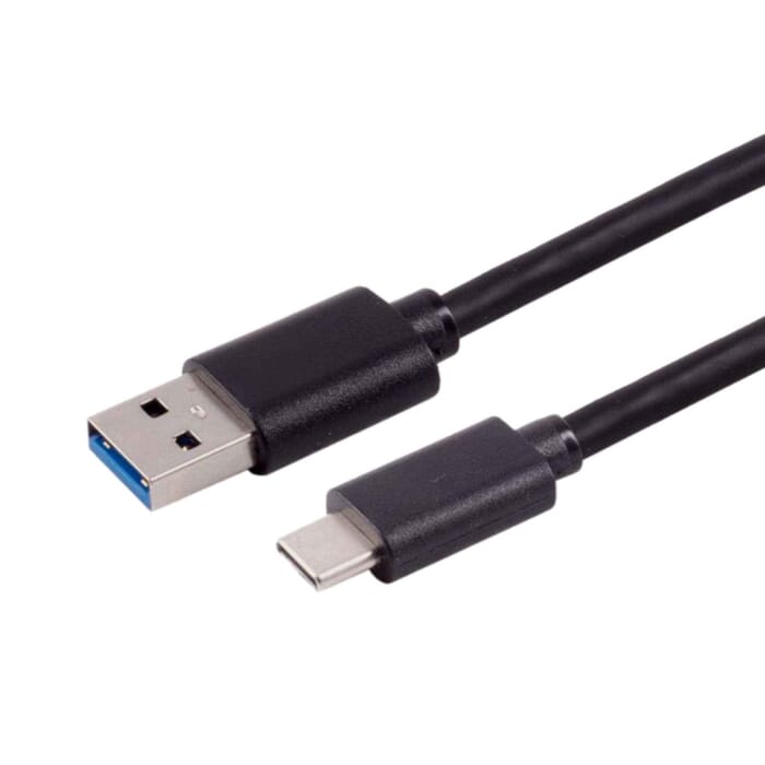 USB SuperSpeed Kabel 3.0 A Stecker auf USB 3.1 C Stecker schwarz oder weiß 1m 1,8m 3m