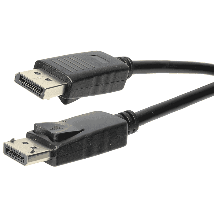 DisplayPort Kabel 2 x Stecker schwarz Ultra HD 4K 1.2 schwarz 20 pin