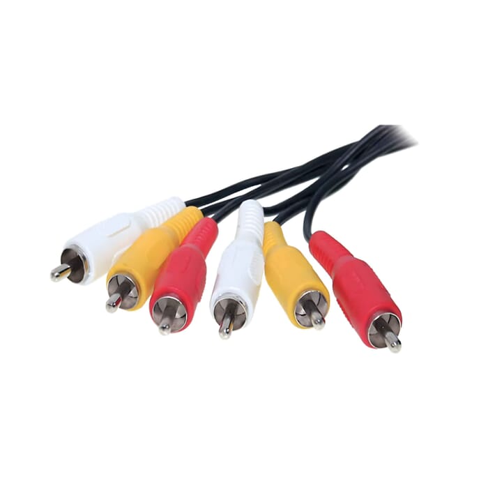 Cinch Audio-Kabel-3 Cinchstecker auf 3 Cinchstecker 1,5m - 5m