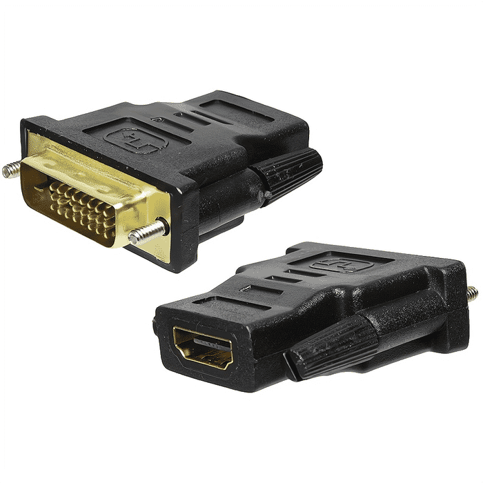 Adapter HDMI-Buchse / DVI-D (24+1) Stecker vergoldet