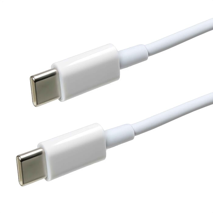 USB Lade-Sync Kabel USB C Stecker auf USB-C Stecker weiß