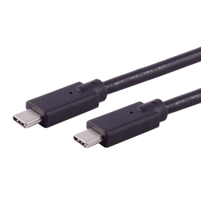 USB Kabel Typ-C Verbindungskabel 2.0 100W schwarz